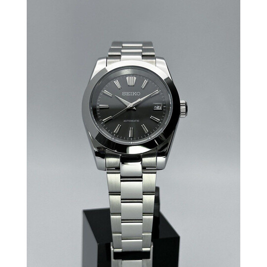 Custom Seiko Mod • Rhodium Grey DateJust • 39mm